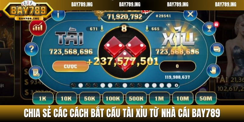 Chia sẻ mẹo bắt chuỗi tài xỉu tại nhà cái BAY789
