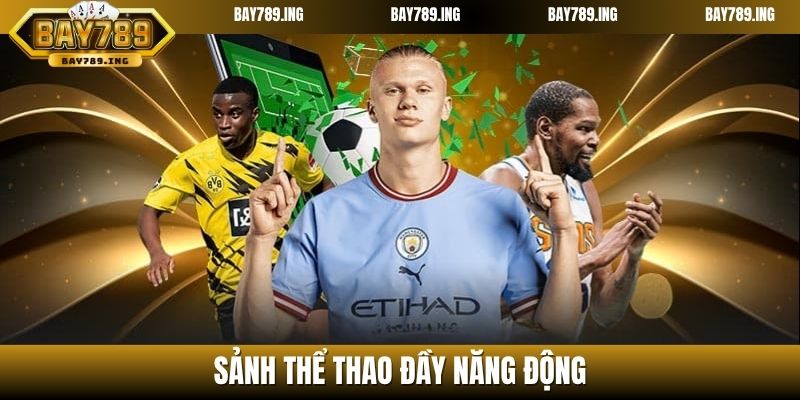 Sảnh thể thao đầy năng động